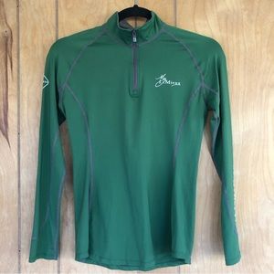 LeMieux Ladies Spandex Sun Shirt Hunter Green Equestrian